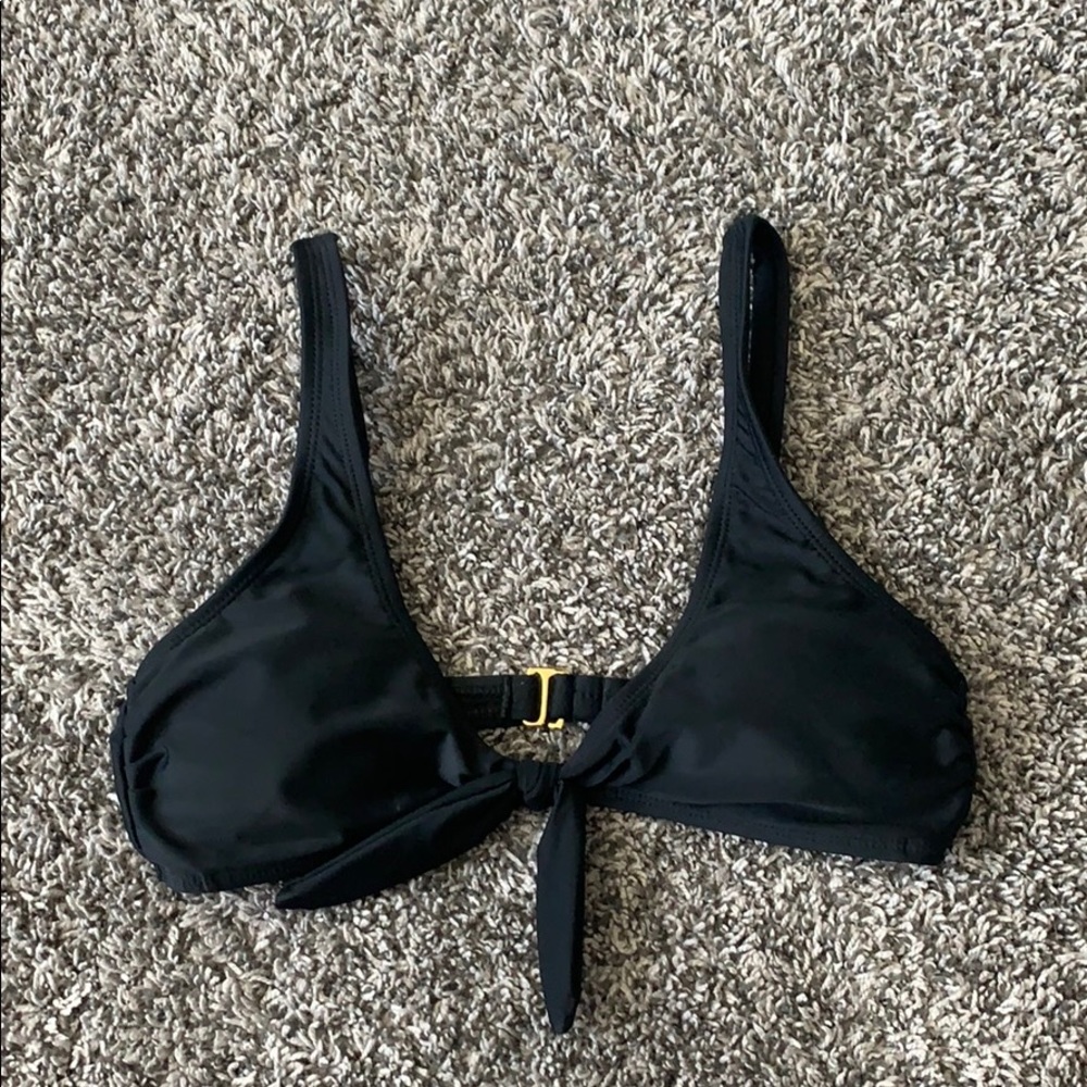 Black swim top